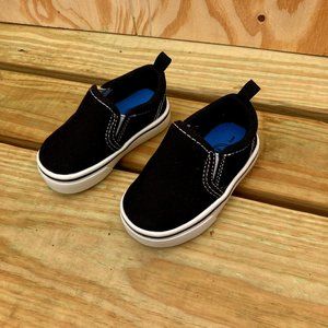 Wonder Nation Toddler Size 3 Canvas Shoes, Black